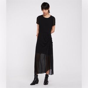 All Saints Black Maxi Dress sz4